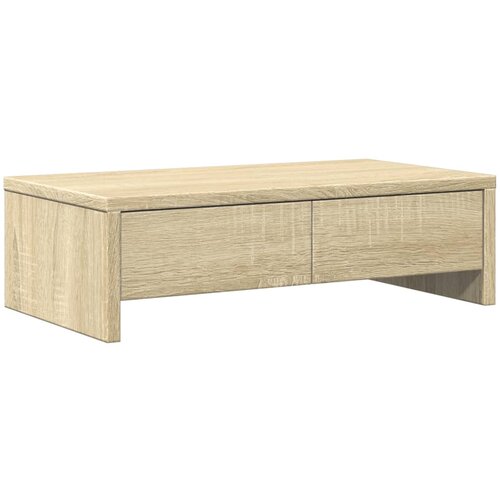 vidaXL Stojalo za zaslon s predali sonoma hrast 50x27x15 cm inž. les, (22137160) Cene