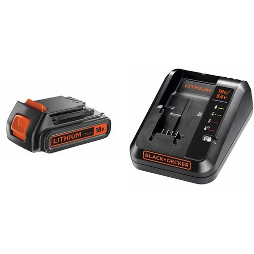 blackdecker osnovni komplet hitrega polnilnika in 18 V/2 ah akumulatorja BDC2A20 Cene