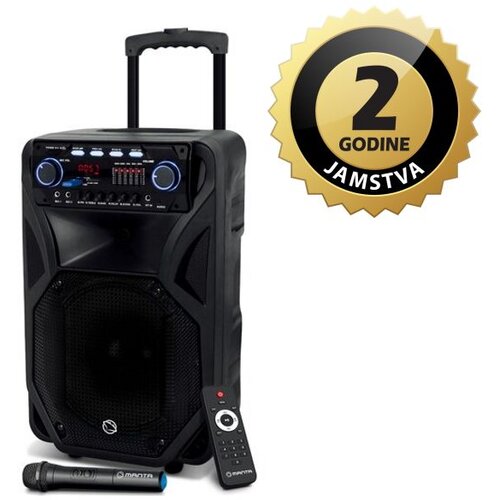 Manta karaoke, 80W, FM, BT, USB, SD, bež mikr, gitara, baterij, crni SPK5021PRO Cijene