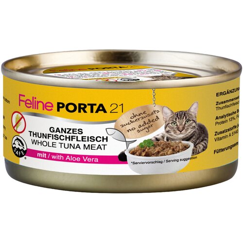  Feline Porta 21 varčno pakiranje 24 x 156 g - Tuna z aloe vero Cijene