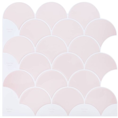  Pločica riblje ljuske 20 pcs Svijetlo ružičasta 30 x 30 cm Cijene