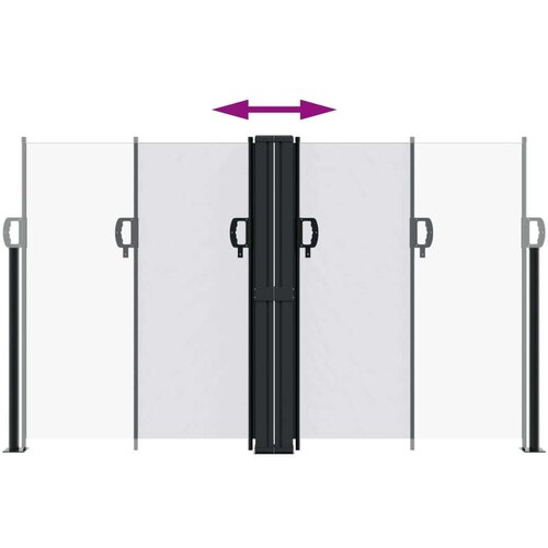  Bočna tenda na uvlačenje bijela 140x1200 cm Slike
