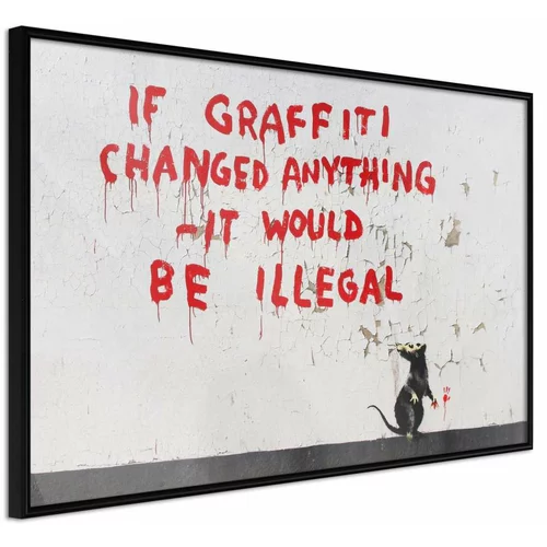  Poster - Banksy: If Graffiti Changed Anything 60x40