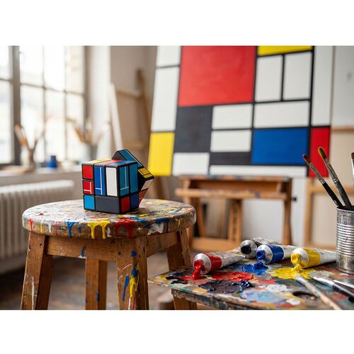  Misaona igra Mondrian Cube Slike