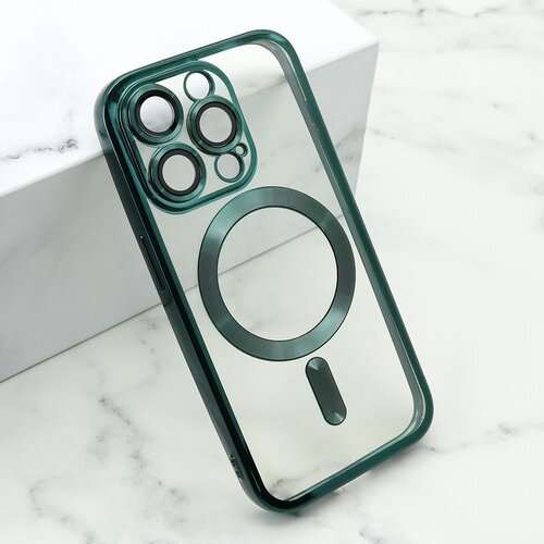 Maska camera protect magsafe za iphone 15 pro/ zelena Slike