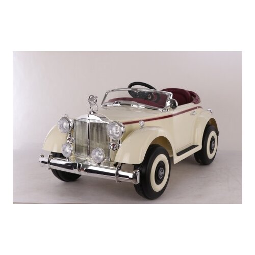 Thema Sport ThemaSport auto na baterije retro rr &amp;ndash; 12v sa 4 motora i daljinskim upravljačem | bež ( ts-013-4r ) Slike