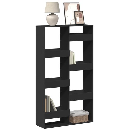 VidaXL Regal za knjige crni 100x33x175 cm od konstruiranog drva Slike