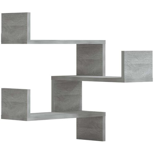 VidaXL Kutne zidne police 2 kom hrast sonoma 40 x 40 x 50 cm drvene Slike