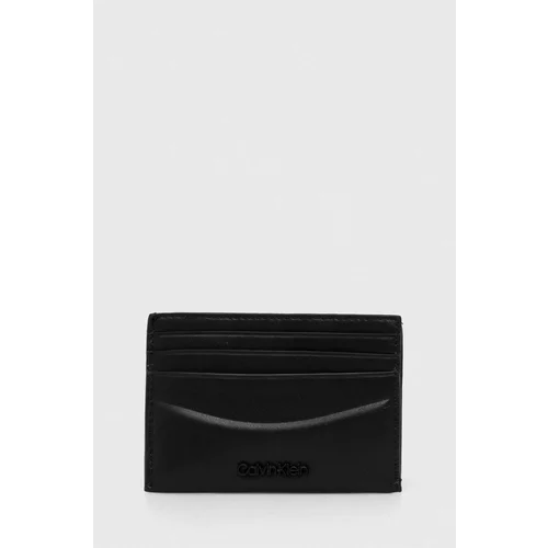 Calvin Klein Etui za kartice črna barva