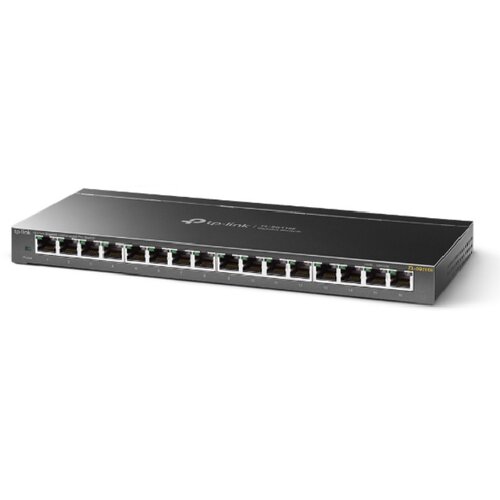 Tp-link Switch TL-SG116E Gigabit/16xRJ45/10/100/1000Mbps/eSmart/Desktop metalno kuciste crni Cene