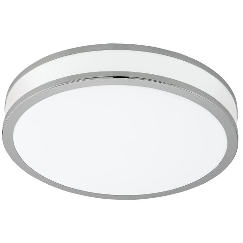 Eglo palermo 2 plafonjera/1, led, 18w, 2000lm, prečnik 280,hrom/bela Slike