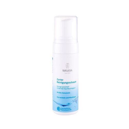 Weleda gentle nežna čistilna pena za normalno in me&scaron;ano kožo 150 ml za ženske Cene