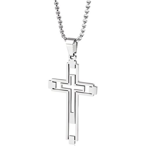 IZMAEL Ogrlica EM-34151 Cross - Srebrna Cene