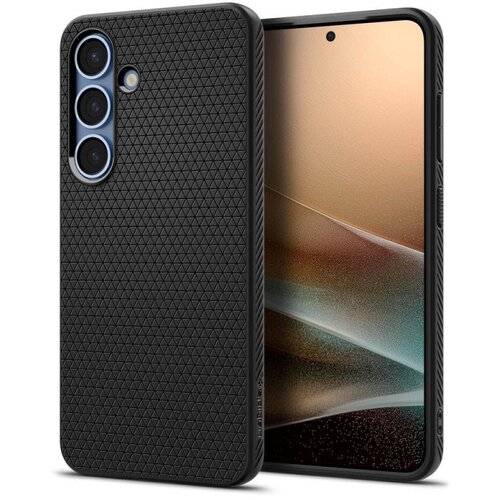 Spigen Liquid Air maska za Samsung Galaxy S25 mat crna ACS09000 Slike