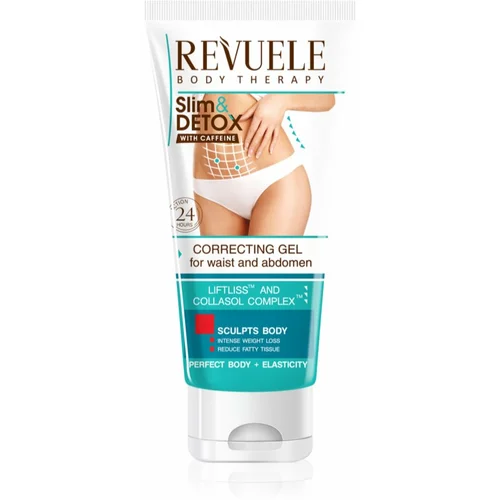 Revuele Slim & Detox With Caffeine gel za mršavljenje na trbuh i bedra 200 ml