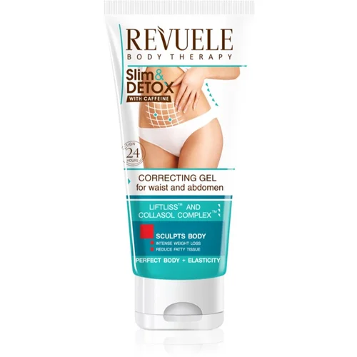 Revuele Slim & Detox With Caffeine gel za mršavljenje na trbuh i bedra 200 ml