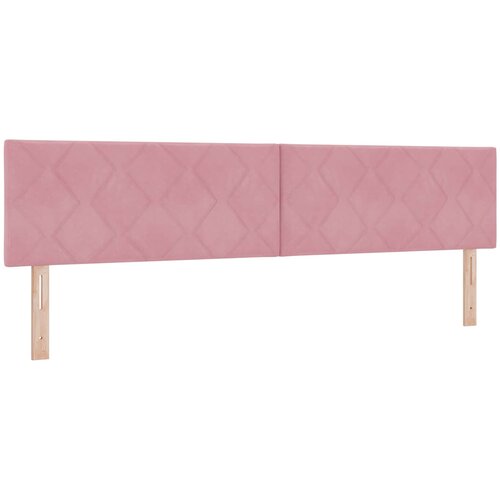  Krevet od pjene s madracem i LED-om Ružičasta 200 x 200 cm Slike