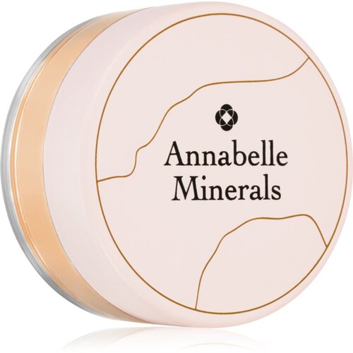 Annabelle Minerals Radiant Mineral Foundation mineralni puder u prahu za sjaj lica nijansa Golden Sand 4 g Slike