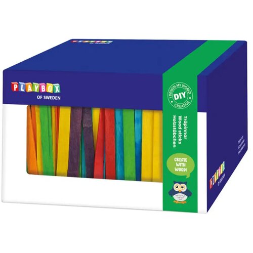 Playbox Set drvenih &scaron;arenih &scaron;patula u kutiji, 1000 komada Cijene