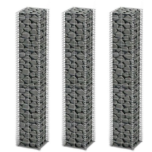  Set gabiona 3 kom od pocinčane žice 25 x 25 x 150 cm Cijene