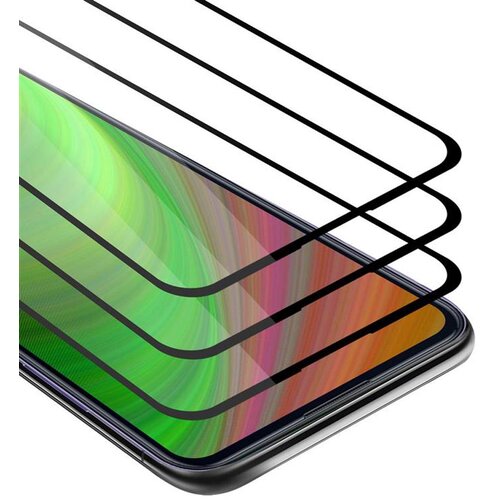 Cadorabo 3x Celozaslonska zaščitna folija, združljiva z Samsung Galaxy A11 / M11 - Zaščitna folija v transparentno s čarno - 3-pack Kaljeno steklo za zaščito zaslona s trdoto 9H in 3D dotiko, (20553187) Cene
