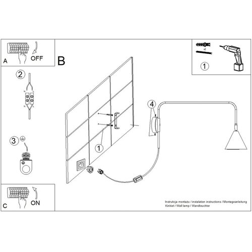 Nice Lamps Zidna lampa s utikačem boja terakote Zylo &amp;ndash; Slike
