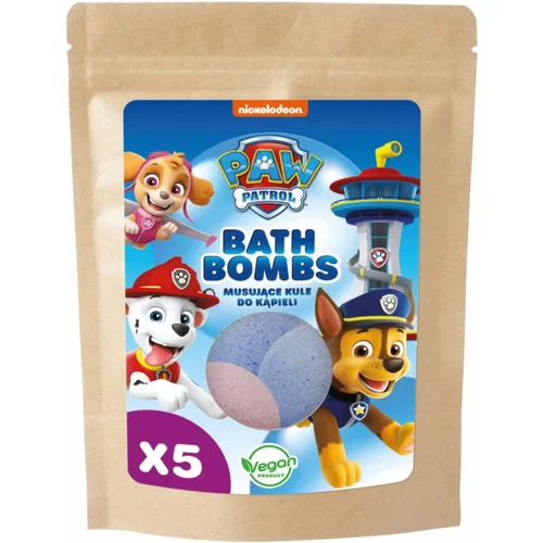 Nickelodeon Paw Patrol Bath Bomb bomba za kupanje mix za djecu Universal 5x50 g