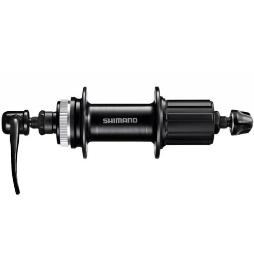 Shimano nabla zadnja FHQC300HM center lock discw/o lock ring 32H 8/9/10/11SPEED old 135MM qr 170MMBLACK w/rotor mount cover black indpack EFHQC300HMBZBP Slike