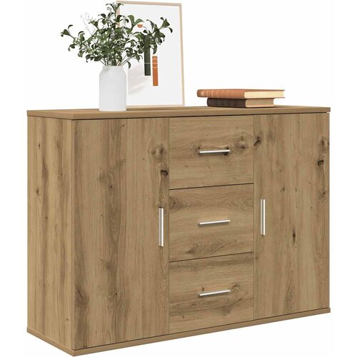 vidaXL Komoda Artisan hrast 90x29 5x65 cm izrađeno drvo Cijene