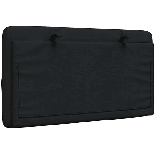 VidaXL jastuk za uzglavlje crni 80 cm od tkanine Slike
