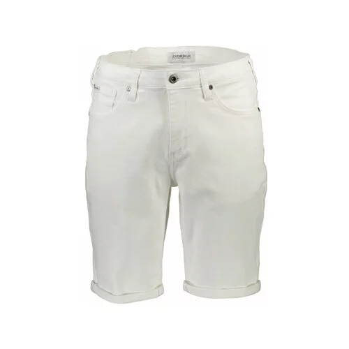 Lindbergh Jeans kratke hlače 30-550000WHT Bela Loose Fit