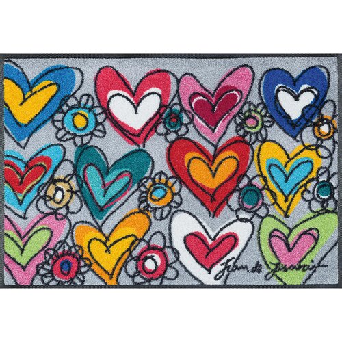 wash+dry PREDPRAŽNIK With Love, All Things 50/75 cm potiskano večbarvno Cene