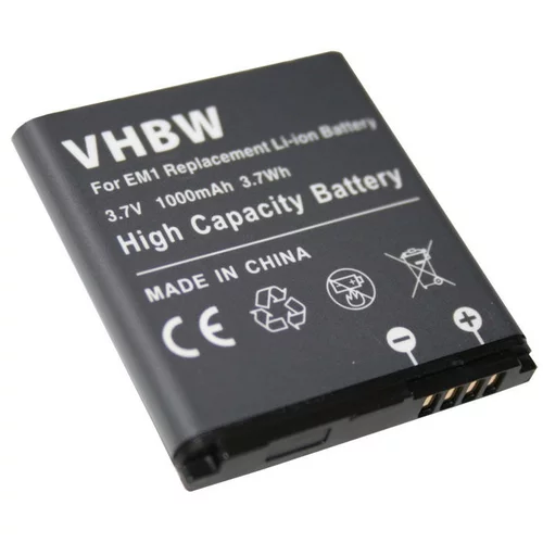 VHBW Baterija za Blackberry Curve 9350 / 9360 / 9370, 1000 mAh