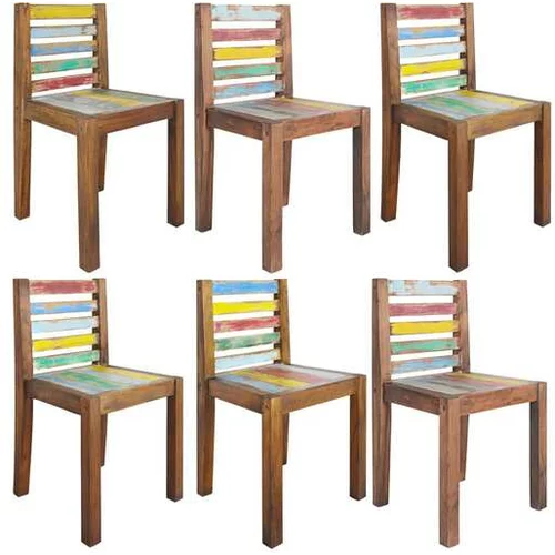  Jedilni stoli 6 kosov trpredelan les