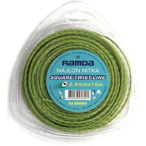 Ramda spiralasta najlon nitka 2,4mmX15m RA 895809 Cene