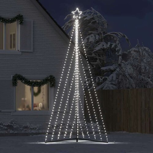 VidaXL LED božićno drvce 570 LED hladno bijelo 399 cm Slike