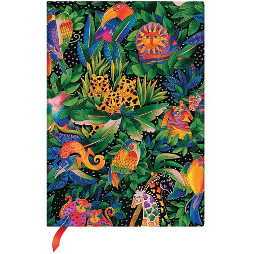  NOTES 13X18CM-MIDI CRTE 88L BEZ ZATVARANJA JUNGLE SONG FLEXIS PAPERBLANKS FB7266-9 Slike