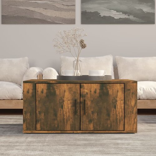 vidaXL Stolić za kavu boja hrasta 80x50x36 cm konstruirano drvo Cijene
