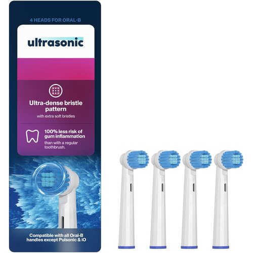 Ultrasonic Nastavci za Oral-B SensitiveClean, 4 komada, glava četkice Slike