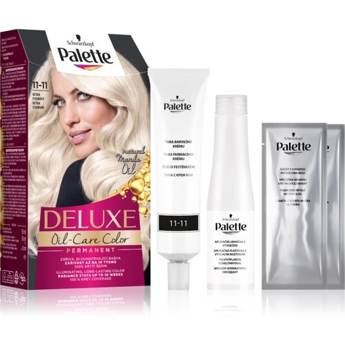 Schwarzkopf Palette Deluxe permanentna barva za lase odtenek 11-11 Ultra Titanium Cene
