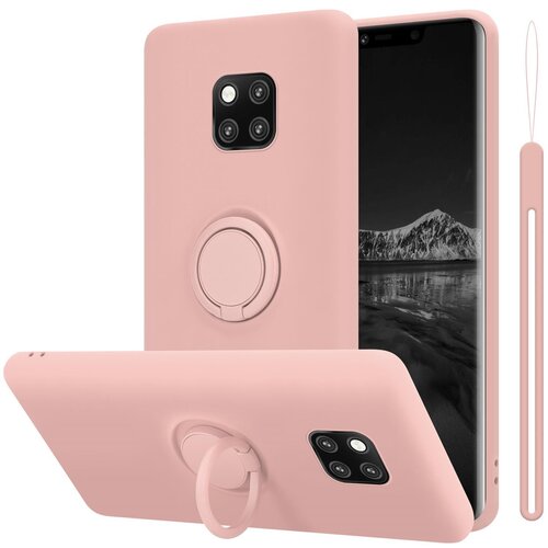  Ohi&scaron;je, združljiv s Huawei v tekoči roza barvi - za&scaron;čitni pokrov iz fleksibilnega silikona TPU z obročem, (20585490) Cene