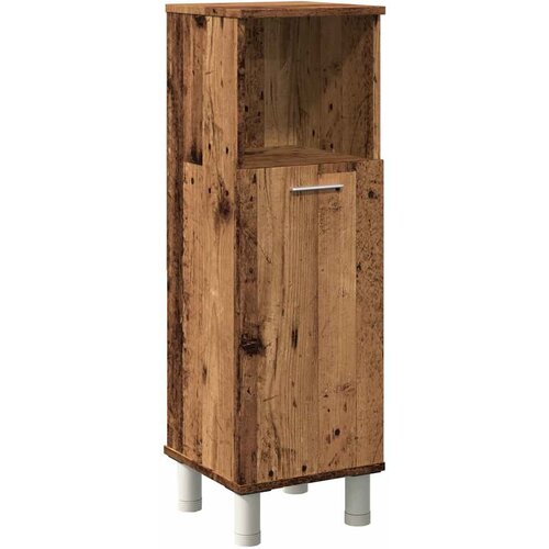 Maison Chic Kopalniška omarica - Kopalniški kabinet starinski les 30x30x95 cm iverna plošča, (21794667) Cene