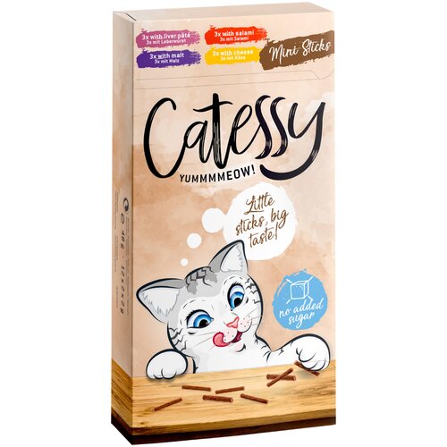 Catessy Mini-Sticks - Miks 4 sorte (48 g) Cene