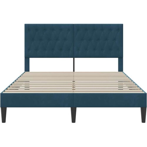  Okvir za krevet s uzglavljem Plava 140 x 200 cm Bar&amp;scaron;un - Plava 140 x 200 cm Slike