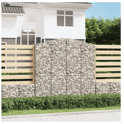  Lučne gabionske košare 3 kom 200x50x200/220cm pocinčano željezo Cene