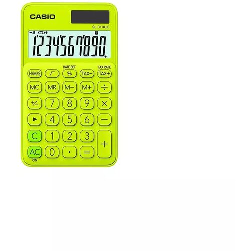 Casio dzepni kalkulator SL 310 sv.zeleni Slike