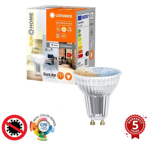  LED prigu&scaron;iva antibakterijska sijalica PAR16 GU10/4,9W/230V Wi-Fi - Ledvance Cene