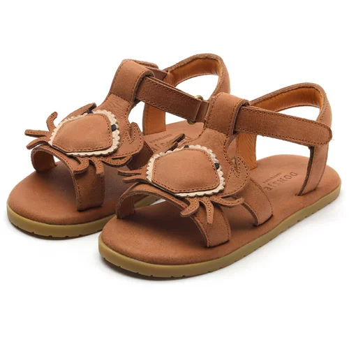 Donsje® otroški sandali lee sea crab walnut leather