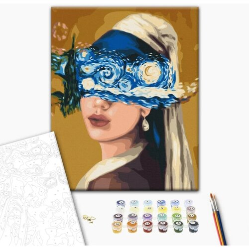  Slika za samostalno slikanje - Starry night catches the eye 40x50 Cijene