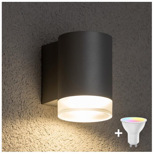  Brilagi - LED RGBW spoljno zidno svetlo MATERA 1xGU10/6W/230V siva IP54 Cene